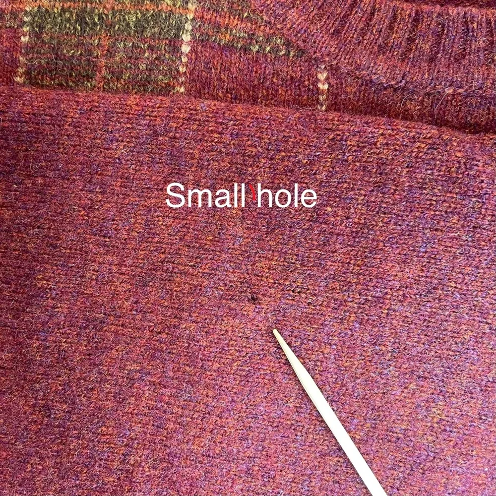 Brooks Brothers Sweater Mens M Red Yellow Check Lambswool Knit Crewneck Classic - Picture 9 of 9